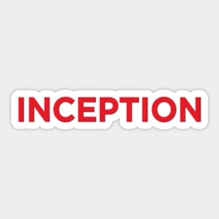 INCEPTION Sticker